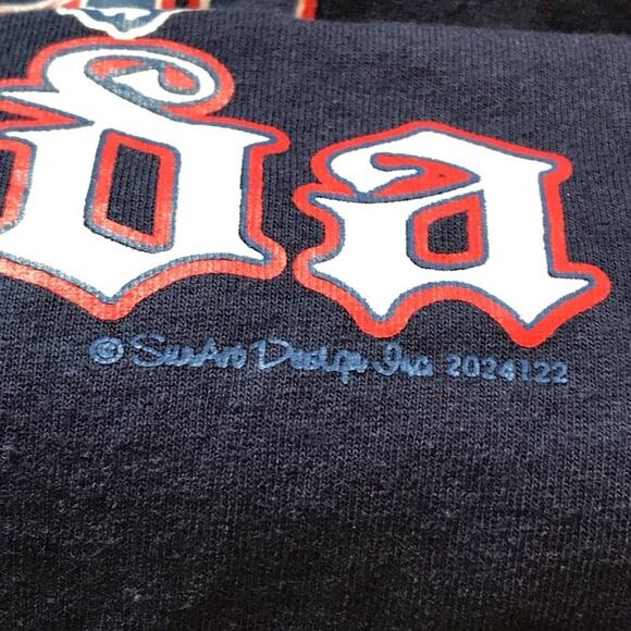 Gildan M Key West t-shirt pirate skull black red - Picture 3 of 8